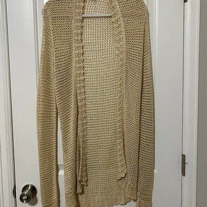 Ralph Lauren Black Label Silk Cardigan w/ Belt